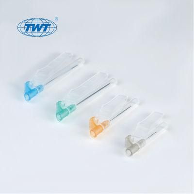 Disposable Safety Syringe Needle with Safety Cap 25g