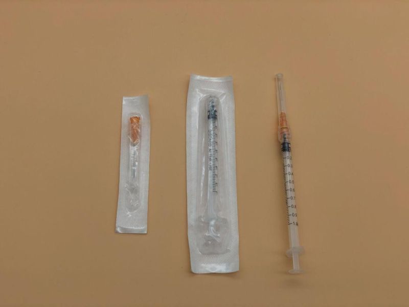 High Quality Medical Disposable Syringe Plastic Vaccine Syringes with Needles