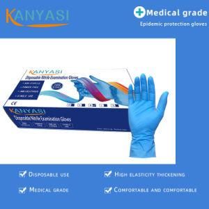 Encore Gardening Work Protective Exam Microflex Micro-Touch Touchntuff Safety Nitrile Gloves PPE Blue