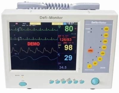 Hot Sale Medical External Defibrillator for Hospital with Ce Approved, Manual Operation