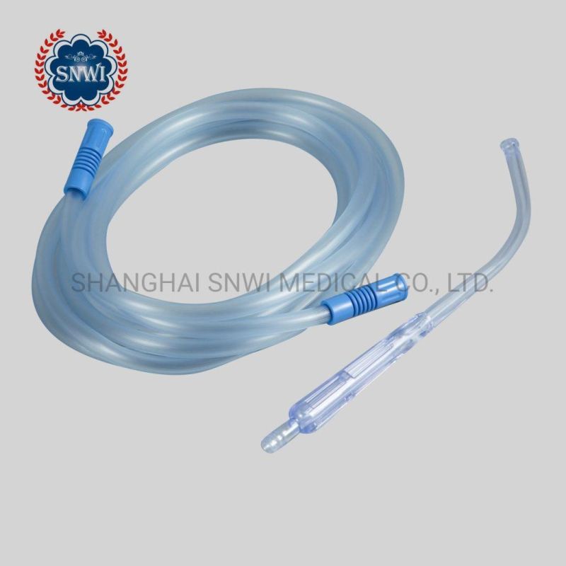 Non-Toxic Pyrogen Free Non-Sterile Medical Suction Connection Tube with/Without Yankauer Handle