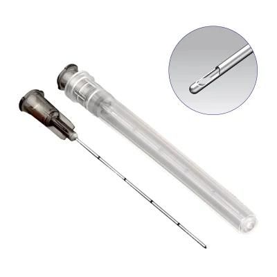 Stainless Steel Safety Injection Micro Needle Blunt Cannula for Hyaluronic Acid Fillers