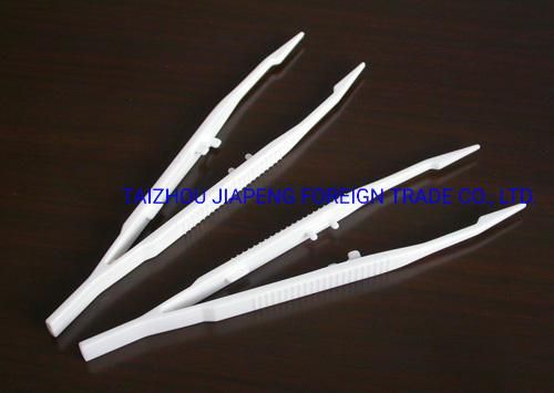 Disposable Medical Colorful Tweezers Plastic Forceps for Hospital