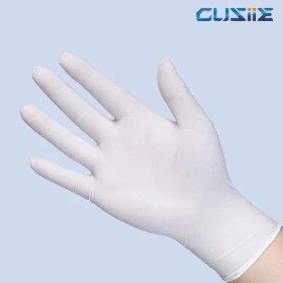 Disposable Rubber Protective Latex Examination Gloves White