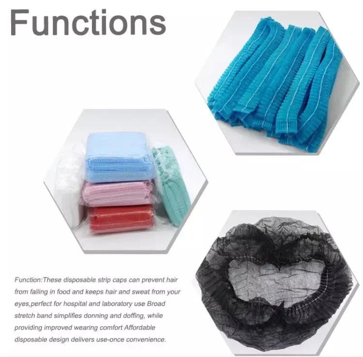 SMS Disposable Surgical Doctor/Nurse Hat Tie Back Non-Woven Surgeon Cap