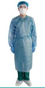AAMI Level 2 Pb70 PP + PE Waterproof Disposable Isolation Gown, Isolation Gown Disposable
