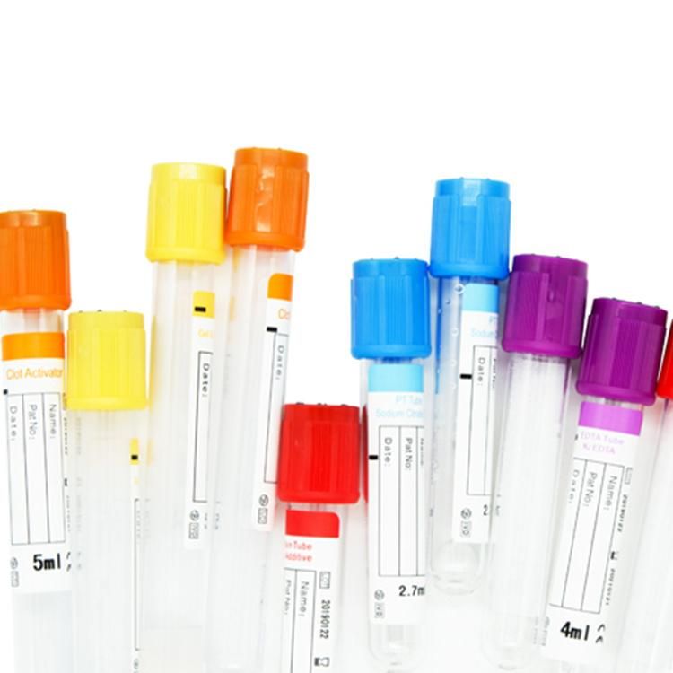 Medical Disposable Vacuum Blood Collection Tubes with or Without Gel