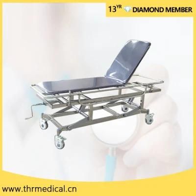 Stainless Steel Hospital Emergency Stretcher (THR-E-15)