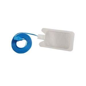 Disposable Adult Use Electrosurgical Monopolar Patient Plate with Cable