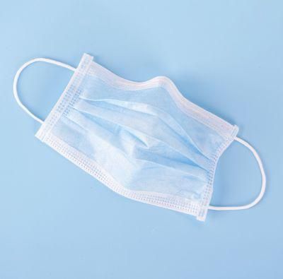 Disposable Face Mask 3 Ply Mask Protective Non Woven Face Mask Respirator Ce Certificate Melt-Blown Fabric Safety
