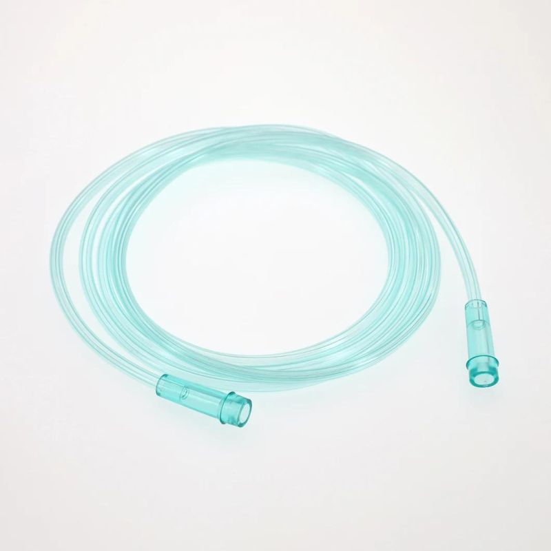 Disposal Transparent Nasal Oxygen Mask with 200cm Tube Medical Products