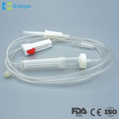 Medical Disposable Blood Transfusion Set, High-Quality Sterile, IV/Giving Set Drip Chamber with Filter, with/Without Needle