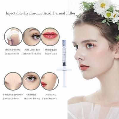 2ml Injectable Dermal Facial Filling Cheek Augmenation Hyaluronic Acid Dermal Filler