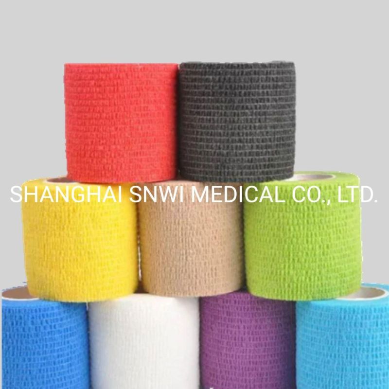 High Quality Medical Supply Cohesive Bandage Tear Elastic Adhesive Bandage