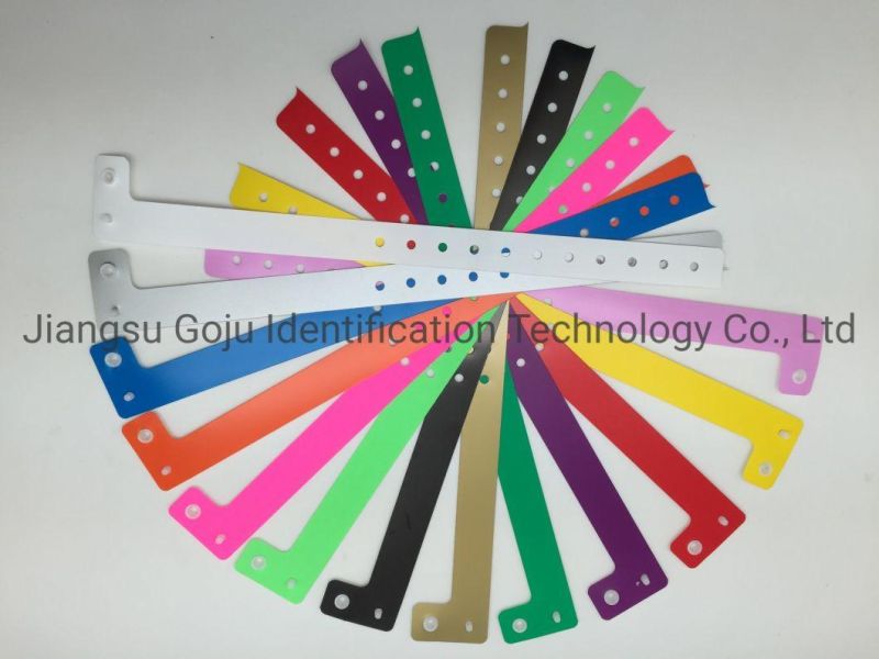 Waterproof Wristbands Plastic Bracelet Park Wristbands