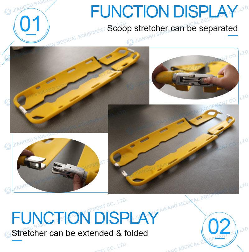 ISO9001&13485 Factory Luxury Emergency Scoop Stretchers