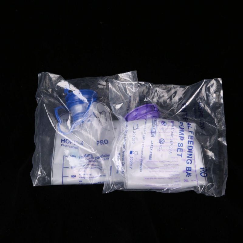 Ce/ISO Approved Disposable Medical Gravity Set Enteral Feeding Bag (MT58032512)