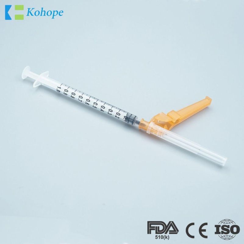 Disposable 1ml Low Dead Space Tuberculin Plastic Syringe for Sale