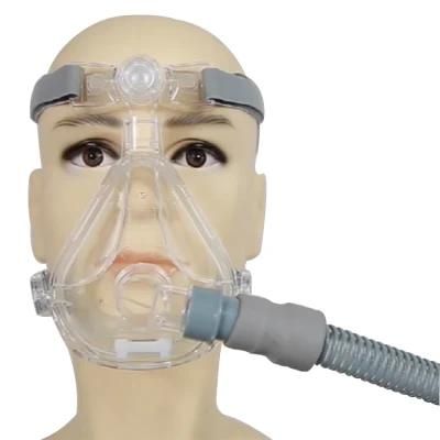 Medical China Supply Full Silicone CPAP Respirator Mask with Headgear