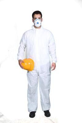 PP/Sf/PE Industry Laboratory Safety Micro Film SMS Nonwoven Disposable Coverall