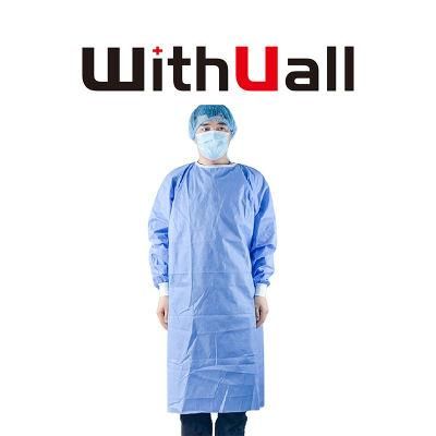SMS Safety Clothing Non Woven Disposable Surgical Gown