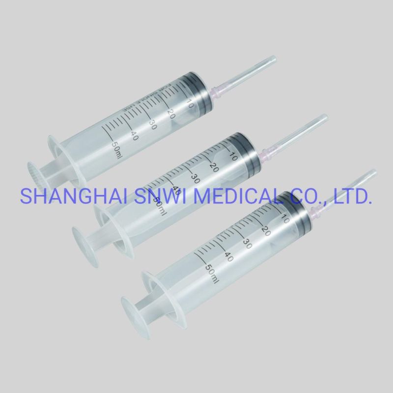 Disposable Medical Sterile Plastic Syringe with Needle