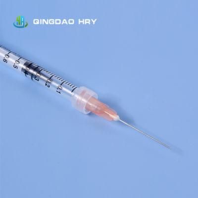 Medical Disposable 1ml Sterile Injection Syringe Luer Lock 5 Million PCS in Stock From Manufacture with CE FDA ISO 510K