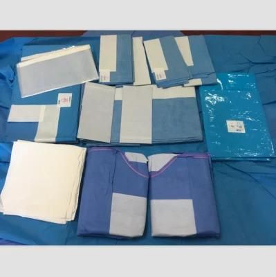 Orthopedic Surgical Drape Set/Kits/Pack with U-Split Drape