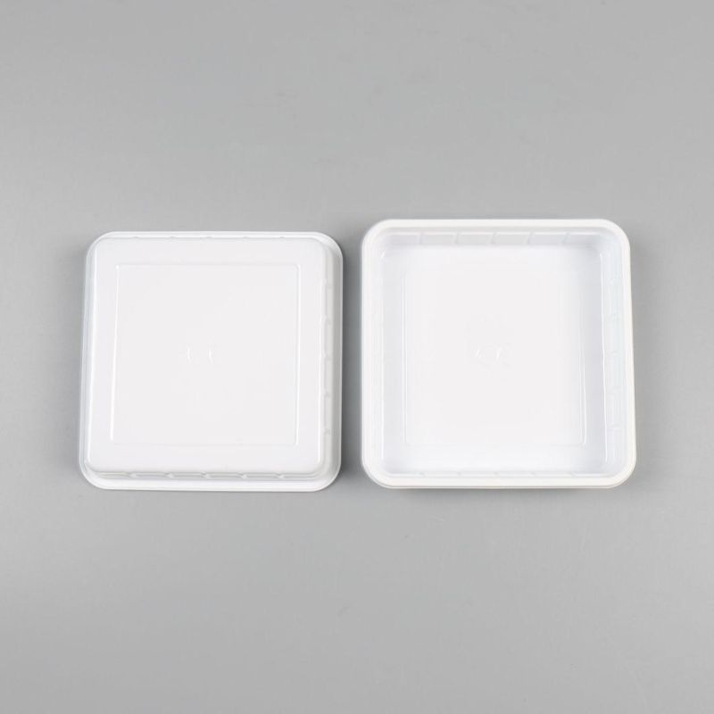 11.5X11.5X2.3 Cm Disposable Plastic Tray for Medical Hospital