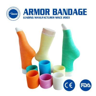 Manufacturer Supply Polyester Fabric Water Activated Soft Casting Tape Orthopedic Fracture Bandage