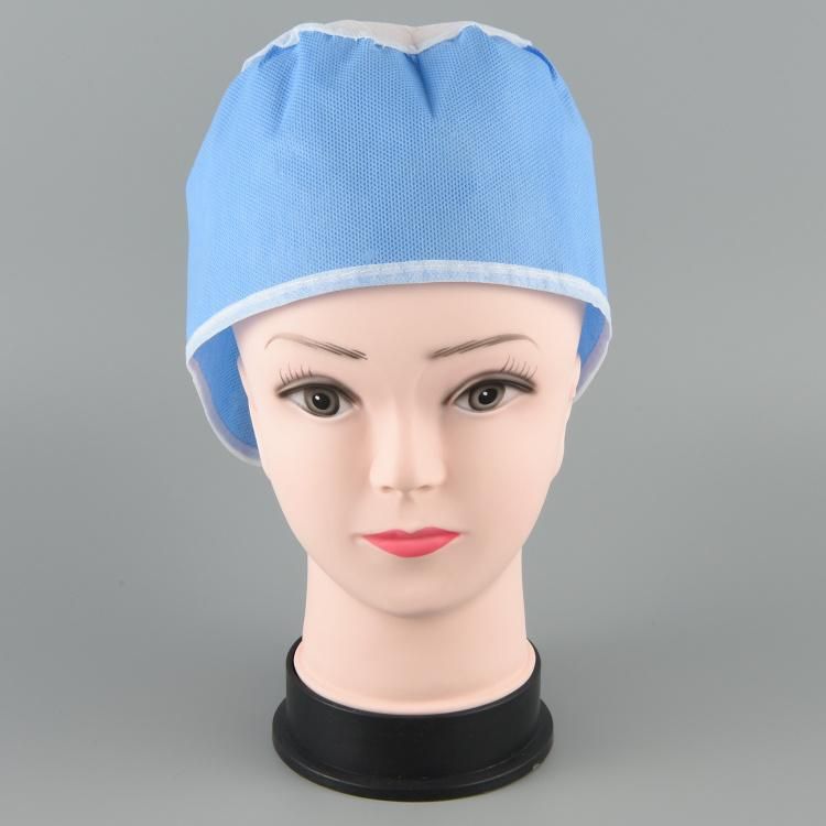 Disposable Scrub Cap Non-Woven Surgical Doctor Cap with Tie