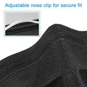 Customised Earloop Deposable 3ply Surgical Medical Plain Pattern Best Latest Design Flat 4-Ply Disposable Custom Black Face Mask