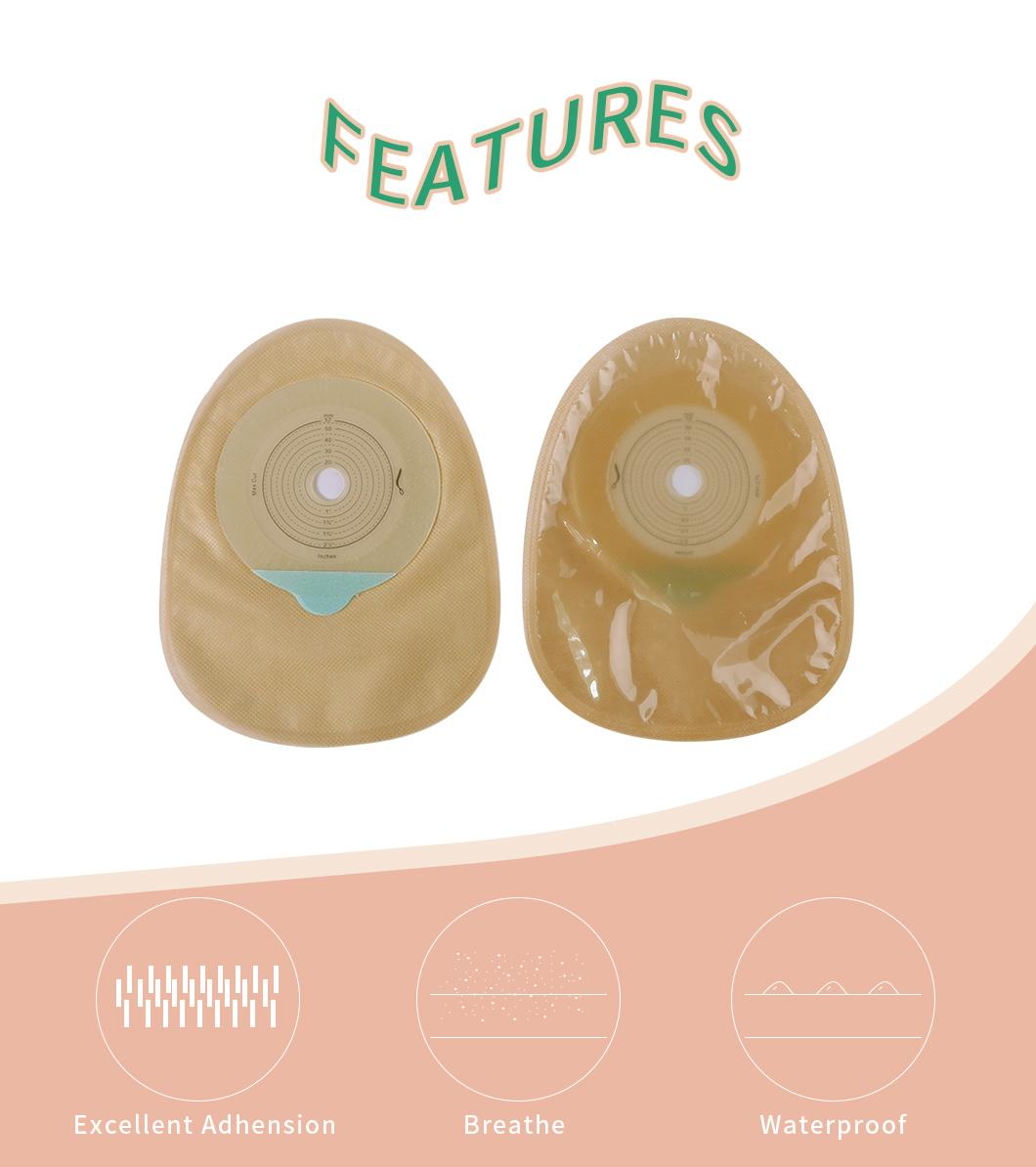 Disposable One Piece Closed Pouch Ostomy Bag