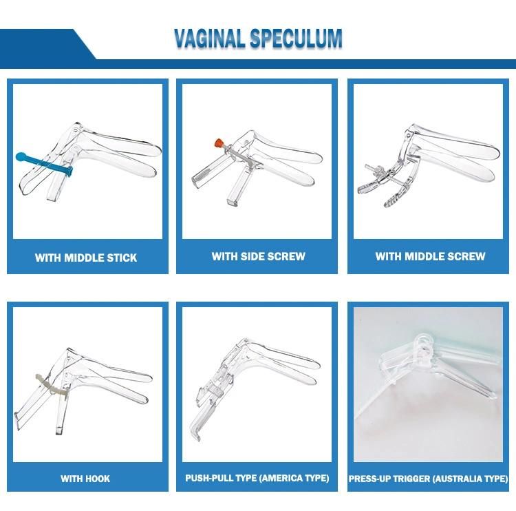Hot Sale Disposable Sterile Gynaecology Surgical Cervical Brush Plastic and Nylon