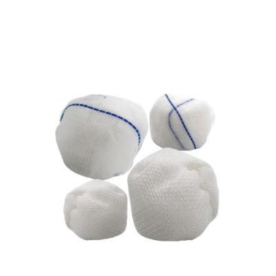 White Color Bp 17 Thread Hat Shape Gauze Ball