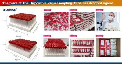 Biobase Vtm Kits with Collection Tube Nasal Swab and Biohazard Specimen Bag