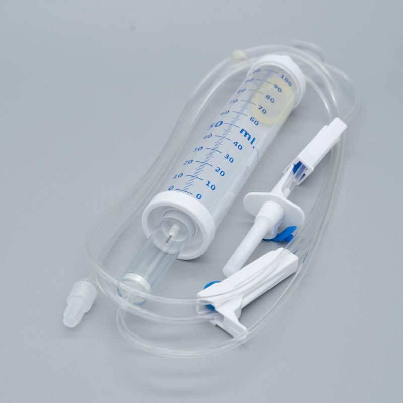 Pediatric Infusion Set, 100 Ml Burette Set, Ce/ISO Medical Suppliers