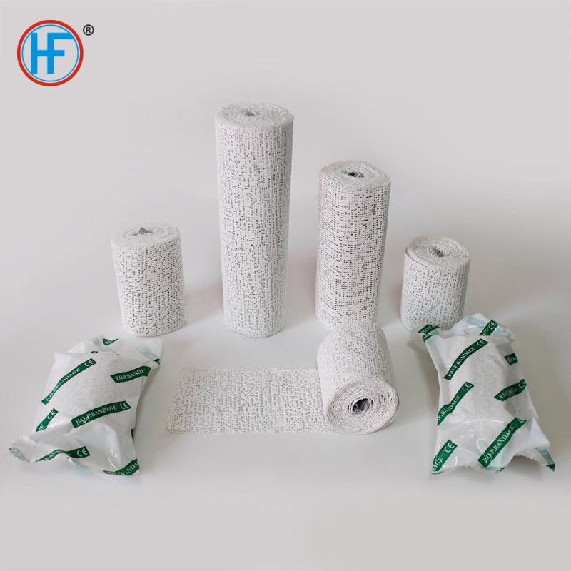 Mdr CE Approved Disposable Cotton Plaster Bandage with Short Solidifying Time