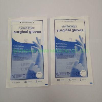 Medical Product Disposable Sterile Surgical Latex Gloves Used in Hospital