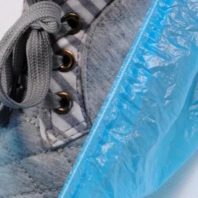 Wear Resistance 15*39cm 30g 100PCS/Bag CPE Shoe Cover Disposable Non Woven Shoe Cover