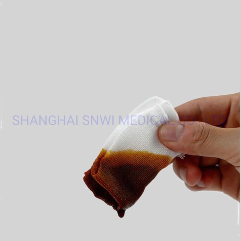 CE&ISO Certificate Cotton Packing Gauze Swab for Surgical Dressing
