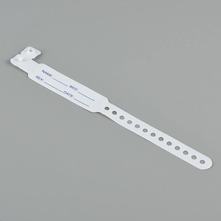 High Quality Hospital PVC Disposable Medical I. D. Bracelet