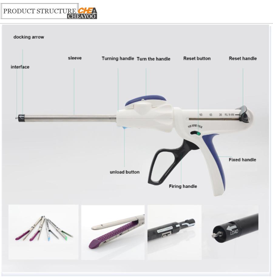 China Endoscope Disposable Surgical 60avm 60mm Reload with Tri- Staple Technology Vascular