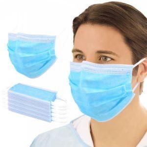 Disposable 3ply 17.5*9.5cm Non-Woven Non-Civil Protective Face Mask with CE and SGS