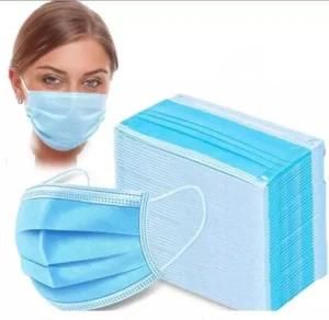 High Quality En14683 CE Disposable 3ply Non-Woven Protection Surgical Medical Mask with Earloop