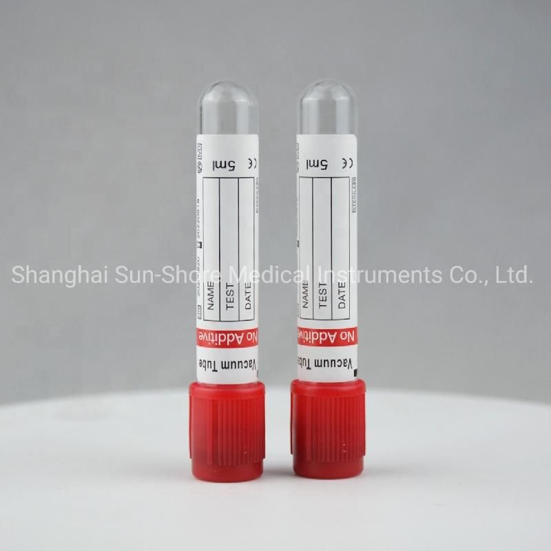 Disposable Vacuum Blood Collection Tube with ISO, Pet or Glass