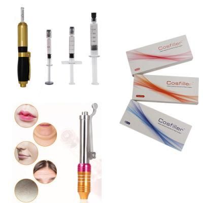 Cross Linked Anti-Aging 1ml 2ml 3ml 5ml Fine Derm Deep Injection Face Hyaluronic Acid Gel Dermal Filler for Hyaluron Pen