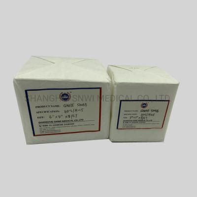 CE/ISO Medical Supplies Disposable Factory Manufactured Dental Gauze Swab