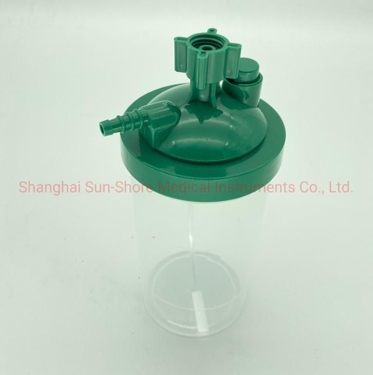 Oxygen Concentrator Bubble Humidifier Bottle Top-Grade Chinese Medical CE/ISO