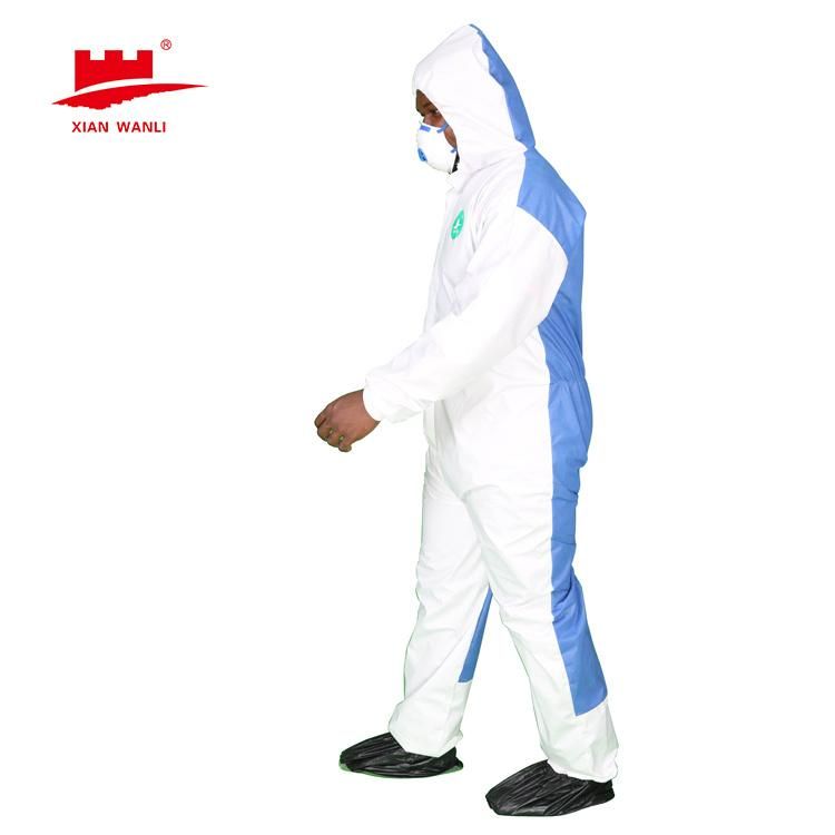 Hot Sale Professional Disposable Medical Protective Coverall Clothing with Hood